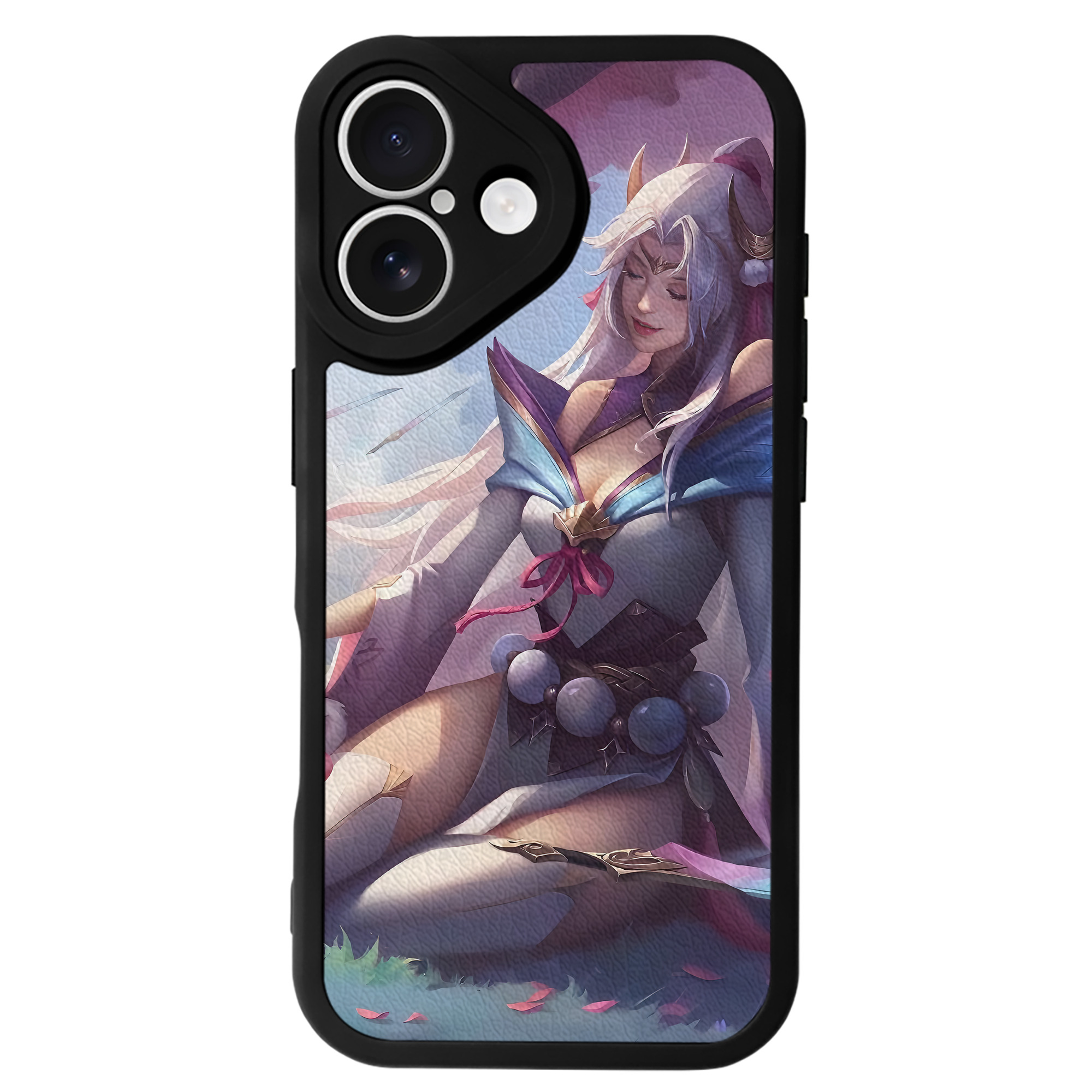 リーグ・オブ・レジェンド League of Legends LOL 【iPhone 16シリーズ対応】シリコンスマホケース（レザー調） 材質：シリコン